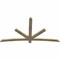 Ekena Millwork Alberta Rough Sawn Timber Gable Bracket, Douglas Fir, 84"W x 45"H x 2"D x 4"F, 13/12 Pitch GBW084X45X0204ALB00RDF - alternate 5